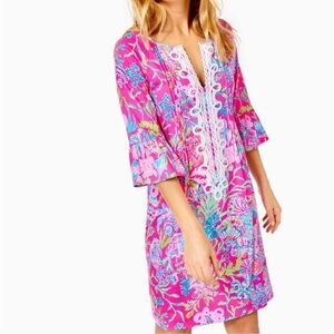 Lilly Pulitzer Krysta Shell Me Something Good Dress, Small